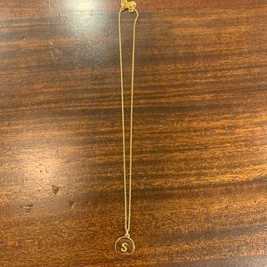 Kate Spade Gold “S” Initial Necklace